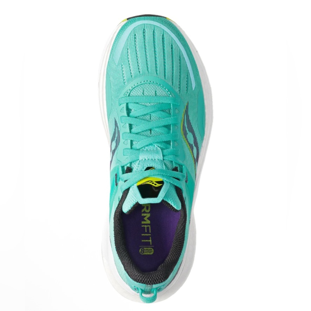 🦋💎Saucony Icy Teal Blue Athletic Shoes with Breathable Mesh and Cushioning - Picture 6 of 10